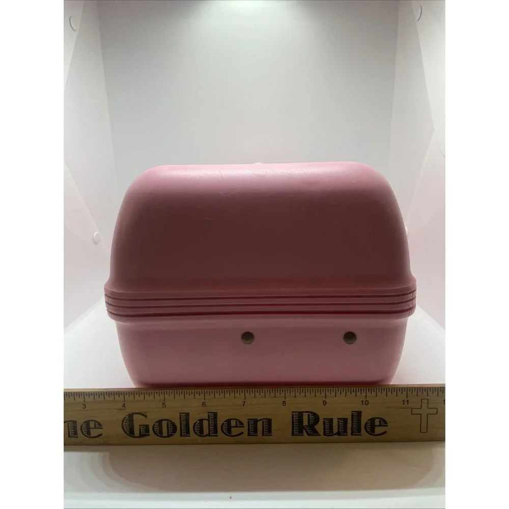 Vintage Pink Caboodles‎ Makeup Jewelry Carrying Case #2425 Jewelry Organizer
